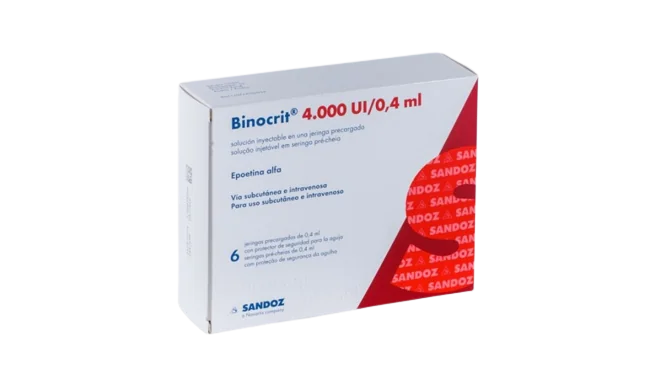 Binocrit 4000UI/0.4ml, 6 seringi, Sandoz | Dr.Max Farmacie