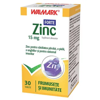 Zinc Forte, 30 tablete, Walmark 