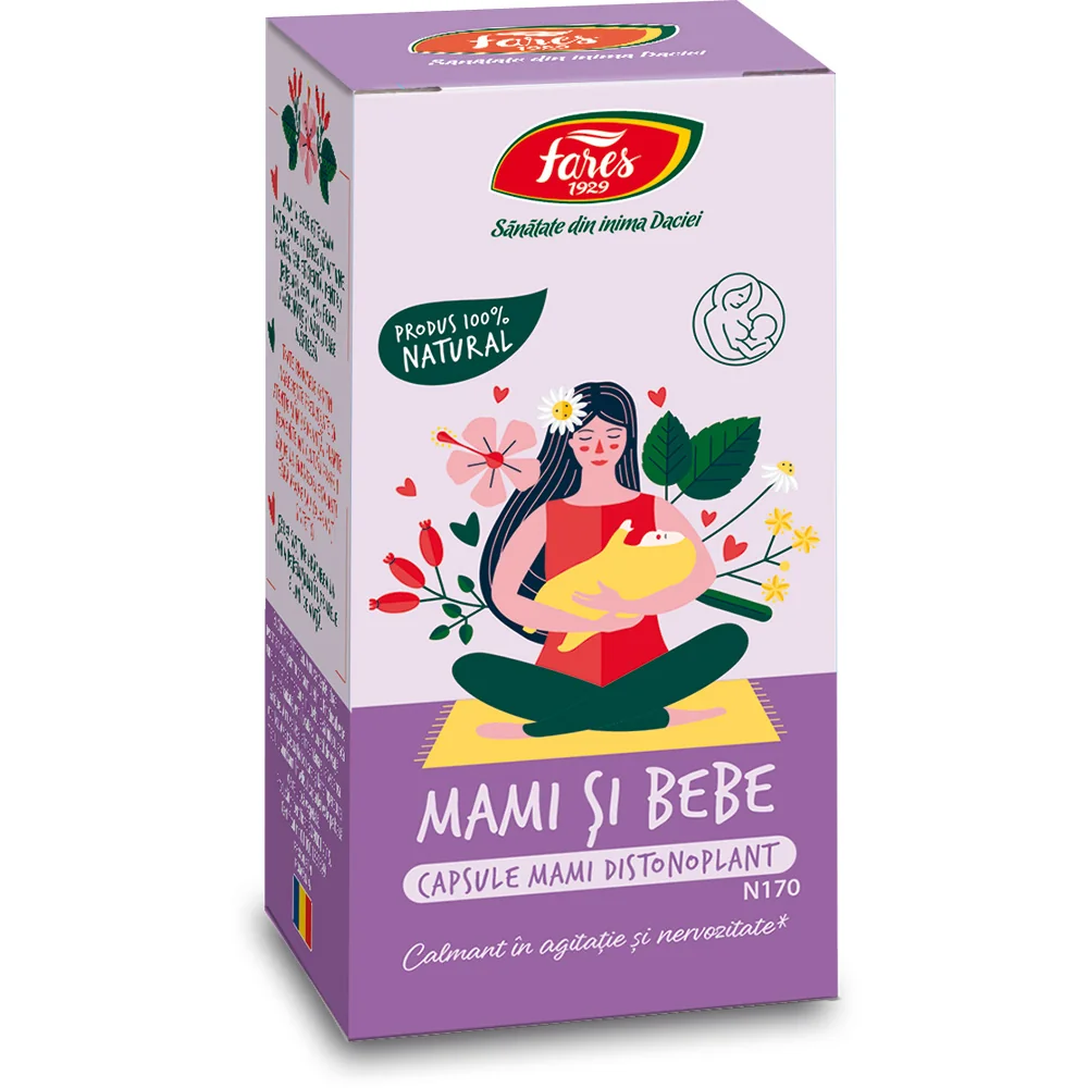 Distonoplant Mami si Bebe N170, 60 capsule, Fares