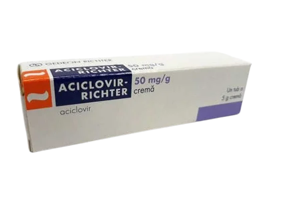 Aciclovir-Richter 50 mg/g crema, 5g, Gedeon Richter