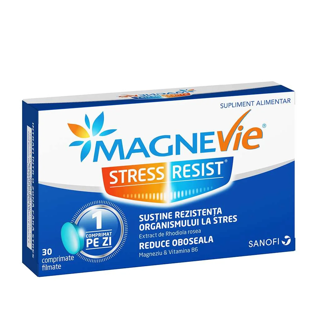 MagneVie Stress Resist, 30 comprimate, Sanofi