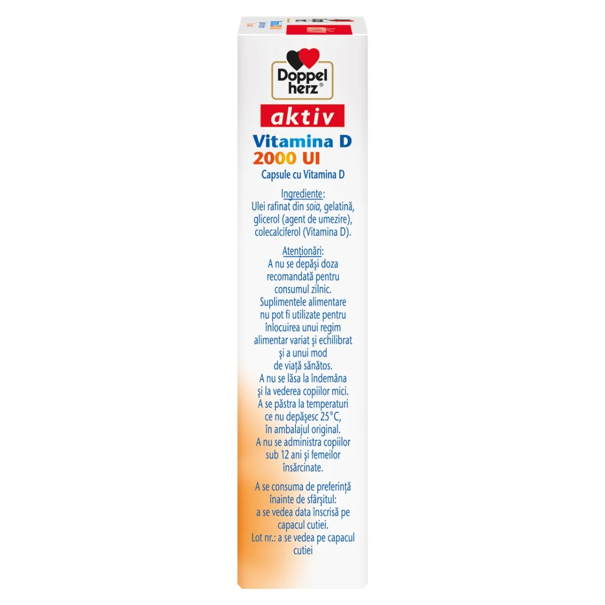 Vitamina D 2000UI Aktiv, 30 capsule, Doppelherz
