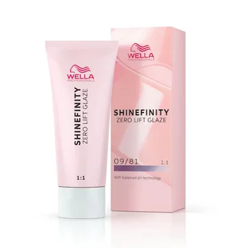 Vopsea demi-permanenta Shinefinity Zero Lift Glaze 09/81 Platinum Opal, 60 ml, Wella Professionals