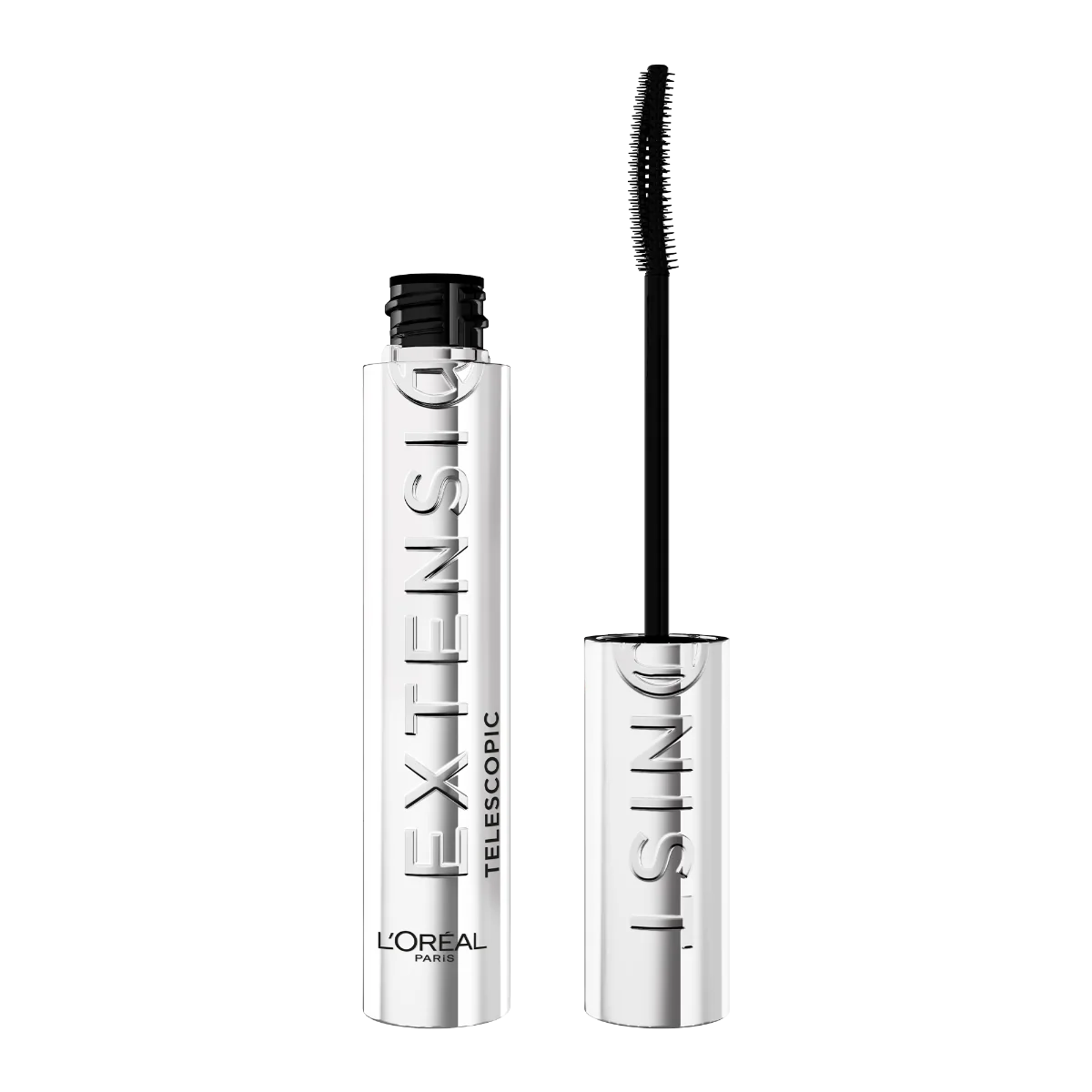 Mascara cu efect de alungire si curbare Telescopic Extensionist Black, 9.9ml, L'Oreal Paris 