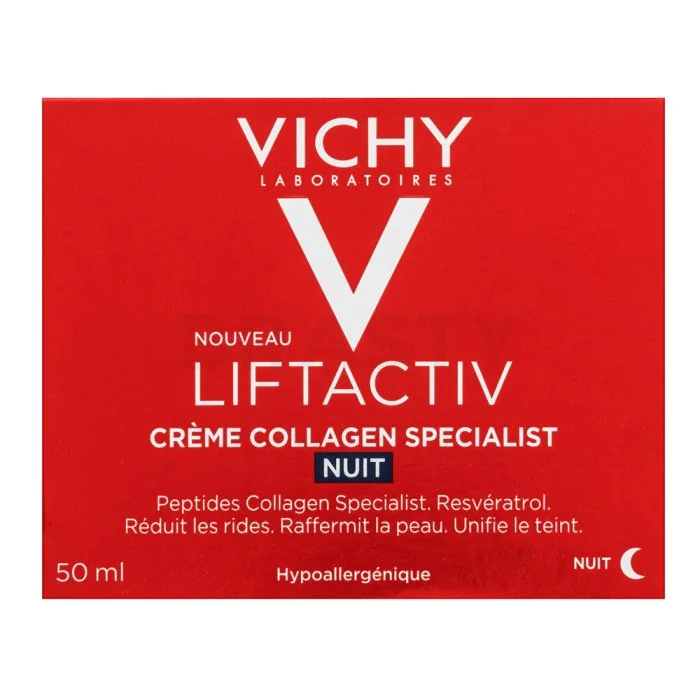 Crema de noapte antirid cu efect de reumplere Liftactiv Collagen Specialist 16, 50ml, Vichy