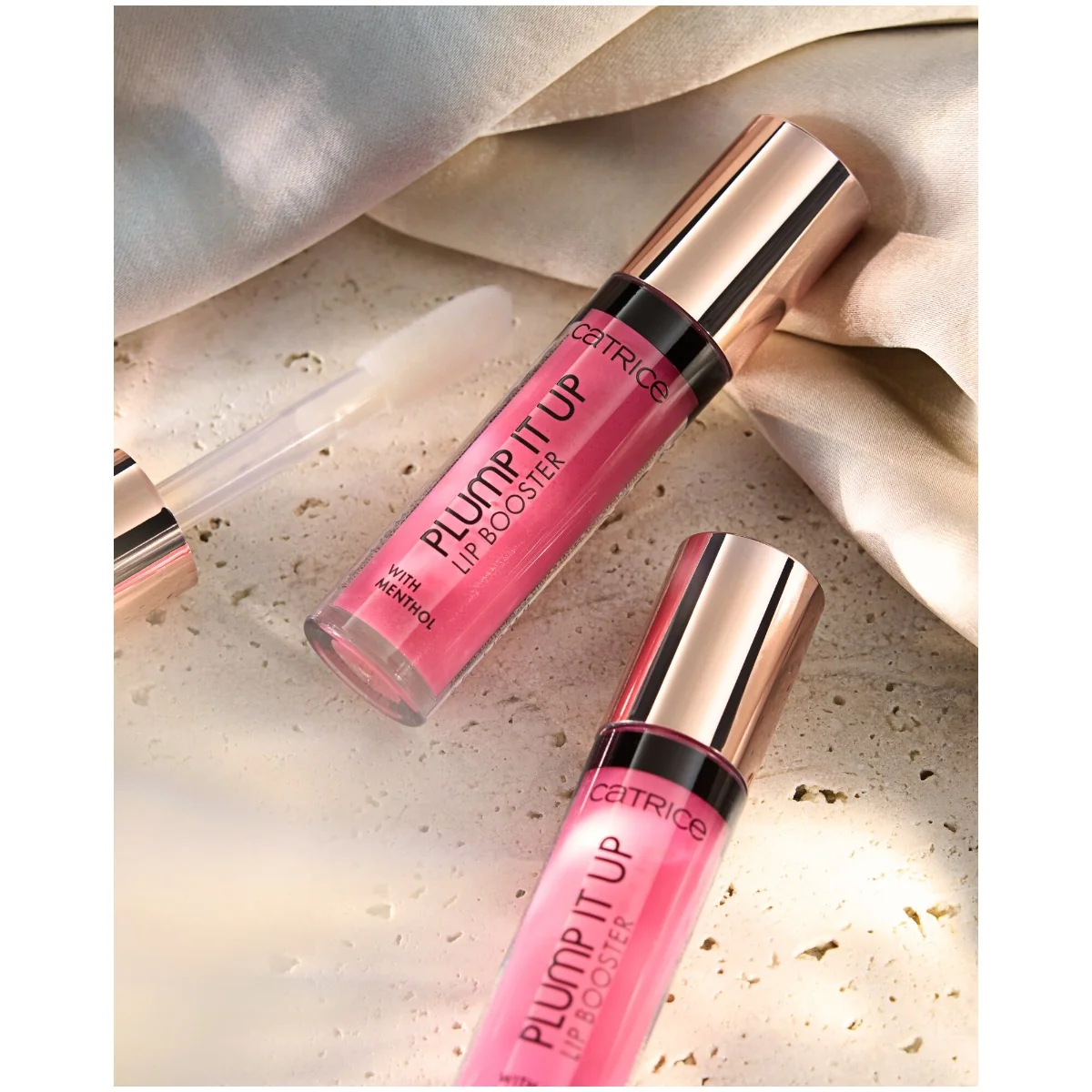Luciu pentru buze Plump It Up Lip Booster 050 - Good Vibrations, 3.5ml, Catrice