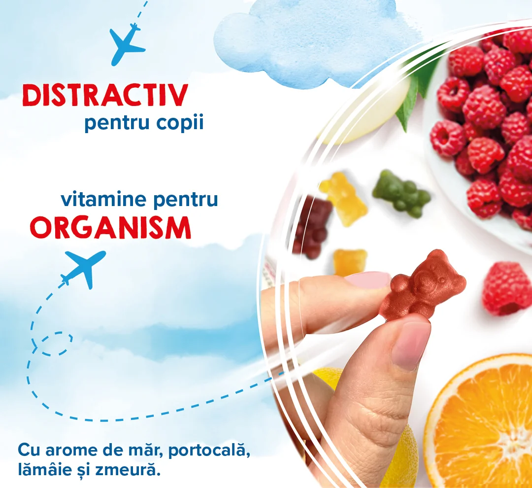 Dr. Max Jeleuri cu vitamine pentru copii distractiv si cu aport de vitamine