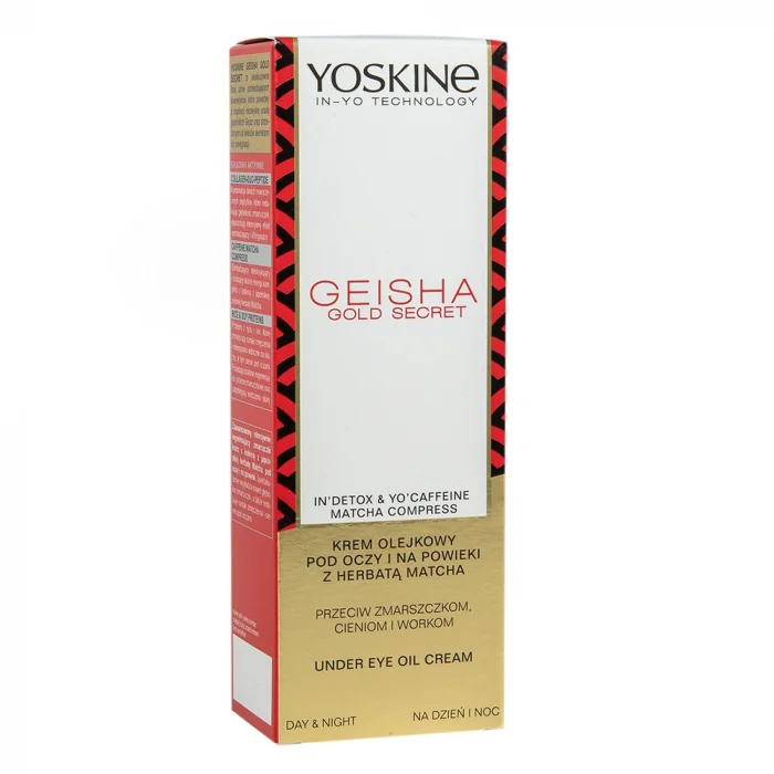 Crema antirid si anticearcan pentru ochi de zi si noapte Geisha Gold Secret, 15ml, Yoskine