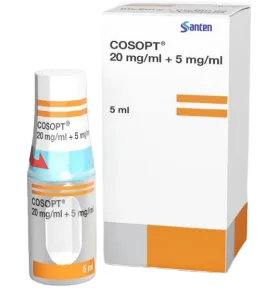 Cosopt 20mg +5mg/ml solutie oftalmica, 5ml, Santen 