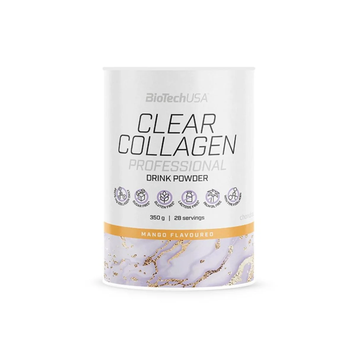 Clear Collagen Proffesional cu aroma de mango, 350g, BiotechUSA