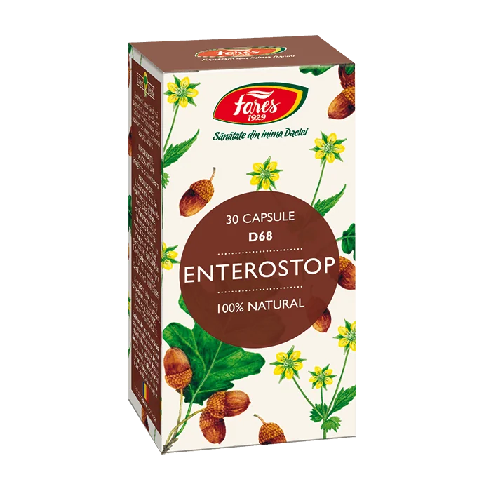 Enterostop D68, 30 capsule, Fares