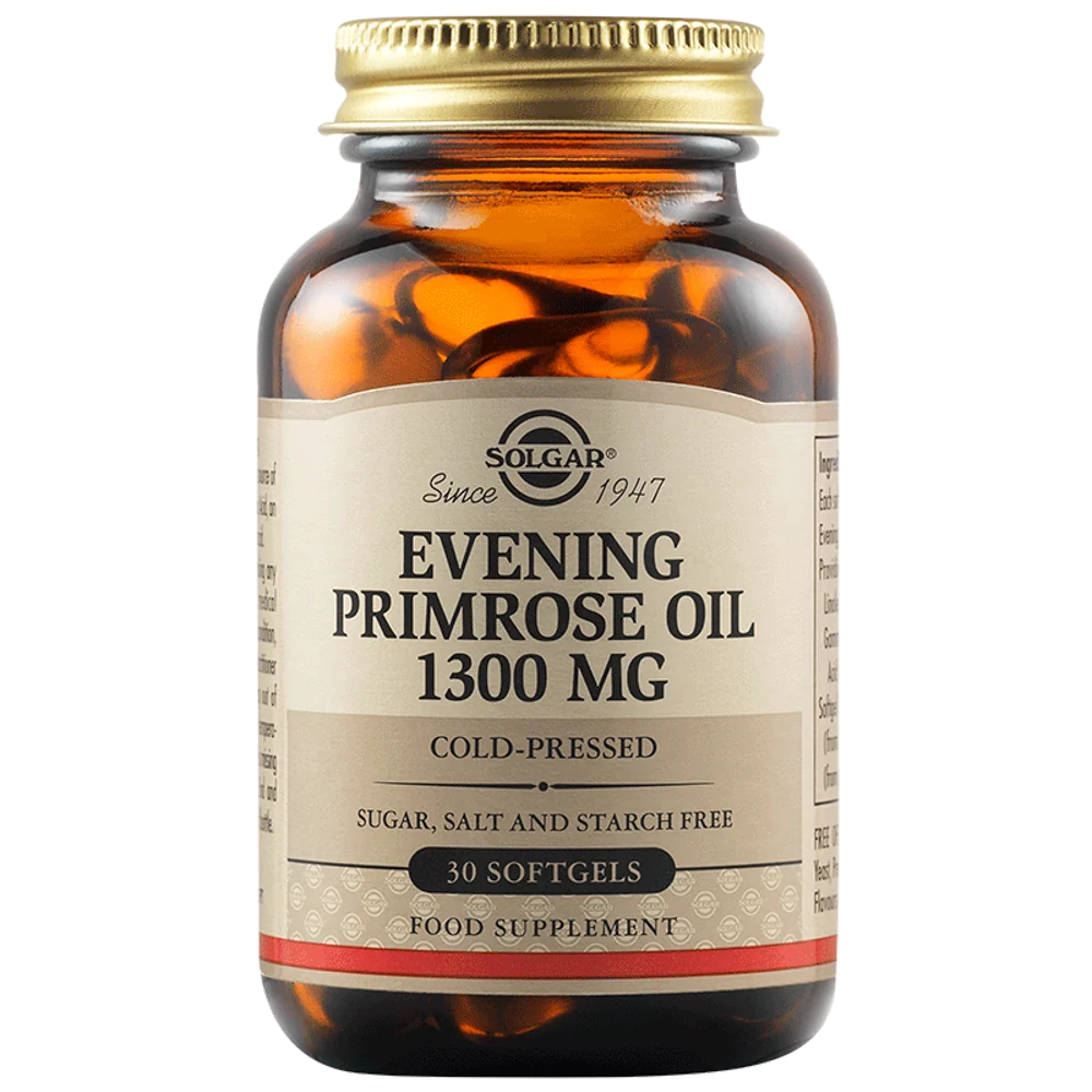 Ulei de Luminita noptii 1300mg, 30 capsule, Solgar