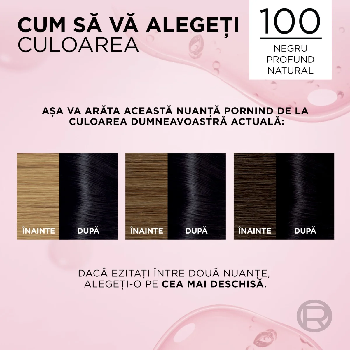 Vopsea de par permanenta Excellence Creme 100 Negru Profund Natural, 192ml, L'Oreal Paris