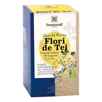 Ceai Bio Flori de Tei (Flos Tilia), 18 plicuri, Sonnentor 