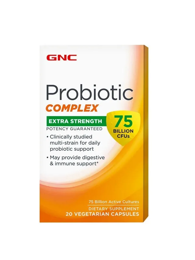 Probiotic complex extra strength 75 Billion CFUs, 20 capsule, GNC