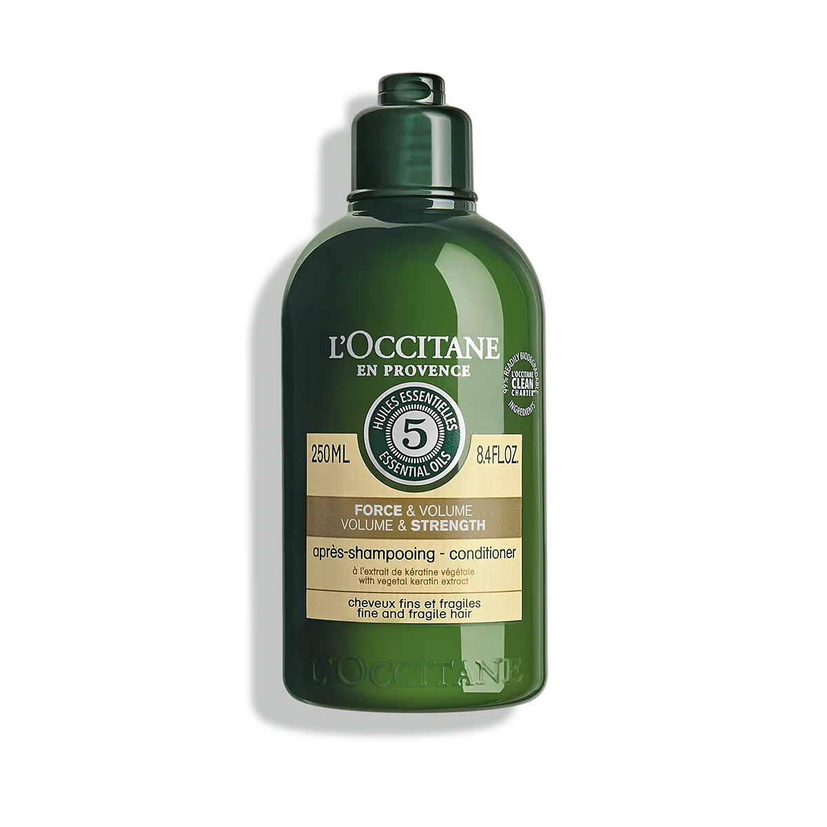 Balsam pentru par fortifiant si pentru volum Aroma Force, 250ml, L'Occitane