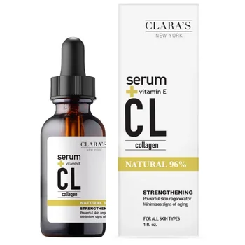 Serum facial cu Multi Colagen si Vitamina E, 30ml, Clara's New York