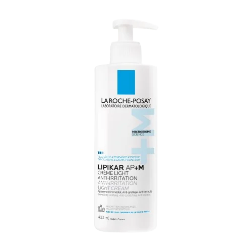 Crema Light AP+M Lipikar balsam cu tripla actiune si textura lejera, 400ml, La Roche Posay