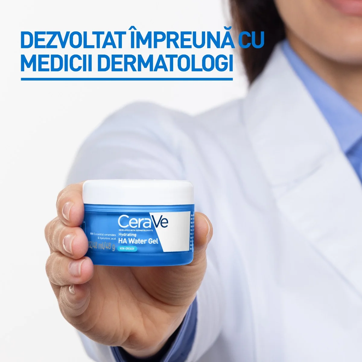 Gel-Crema cu Acid Hialuronic pentru hidratarea tenului, 48g, CeraVe