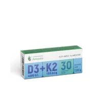 Vitamina D3 4000 UI + K2 150mcg, 30 comprimate filmate, Laboratoarele Remedia