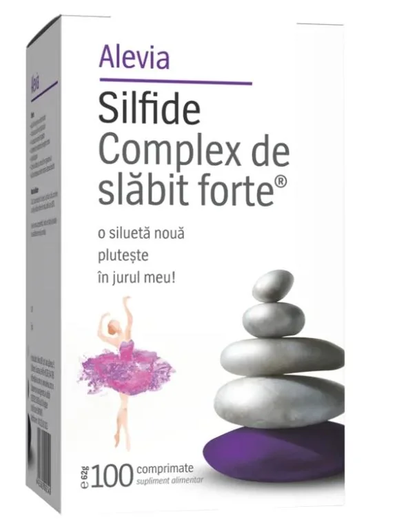 Silfide complex de slabit forte, 100 comprimate, Alevia