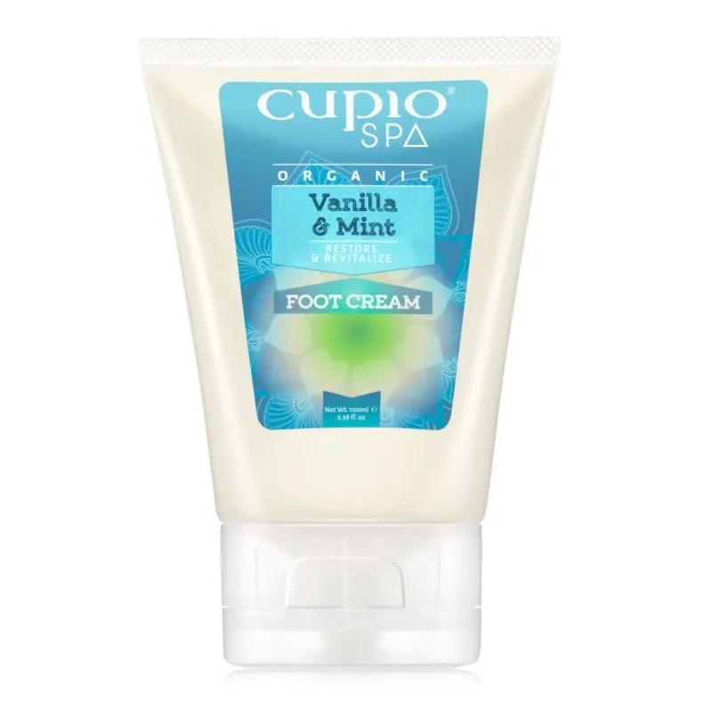 Crema de picioare Organica SPA Vanilla & Mint, 100ml, Cupio