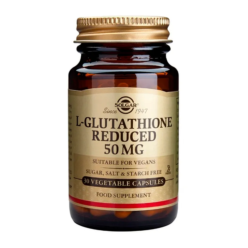 L-Glutatathione reduce 50mg, 30 capsule, Solgar