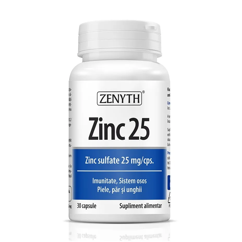 Zinc 25, 30 capsule, Zenyth
