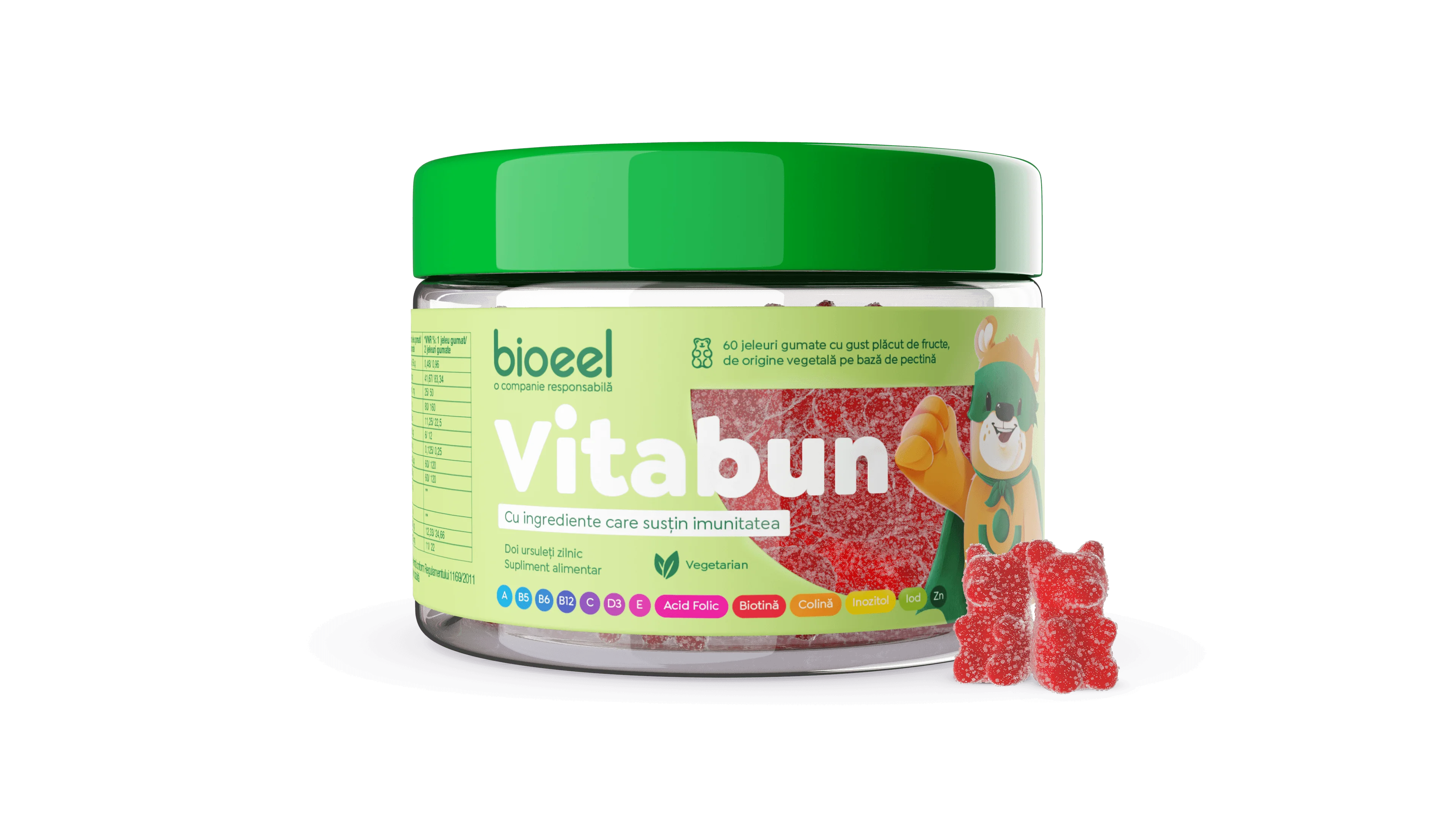 Vitabun, 60 jeleuri gumate, Bioeel