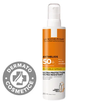 Spray invizibil fara parfum SPF 50+ Anthelios, 200ml, La Roche-Posay