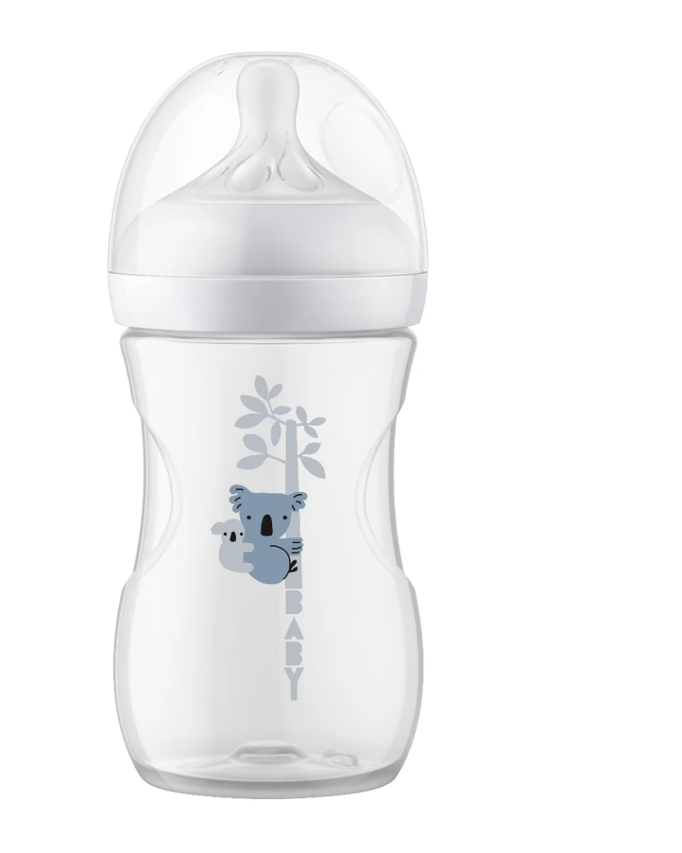 Biberon pentru +1 luna model koala Natural Response SCY903/67, 260ml, Philips Avent