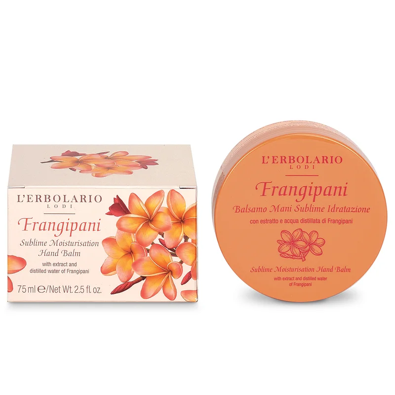 L'Erbolario Balsam de maini Frangipani, 75ml