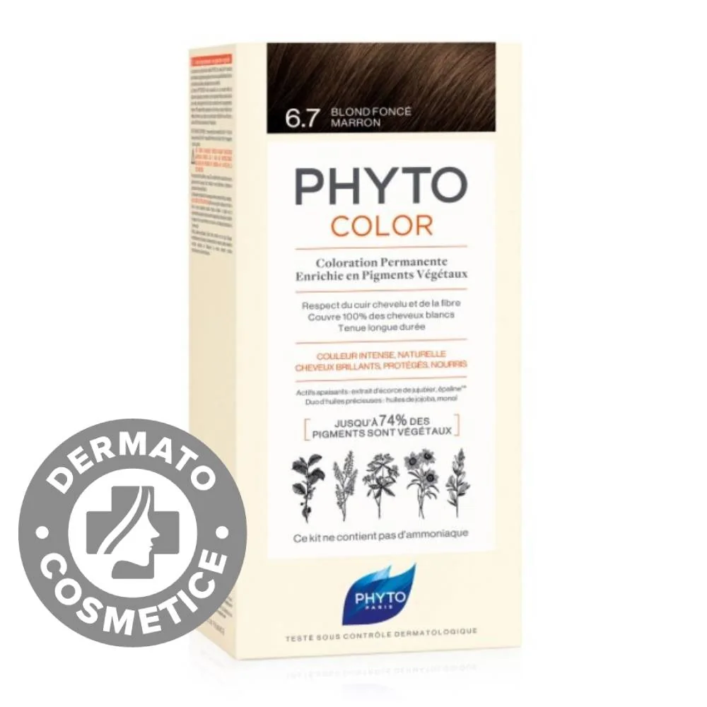 Vopsea par 6.7 Dark Chestnut Phytocolor, 50ml, Phyto