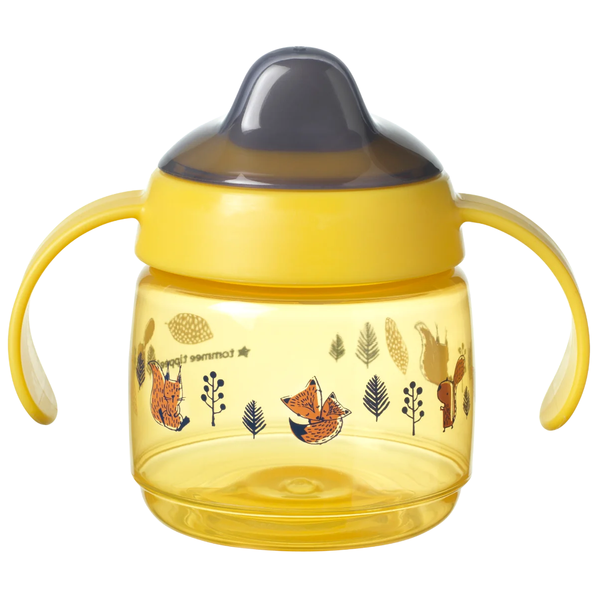 Cana Sippee cu protectie Bacshiled™ si capac pentru +4 luni Galben, 190ml, Tommee Tippee