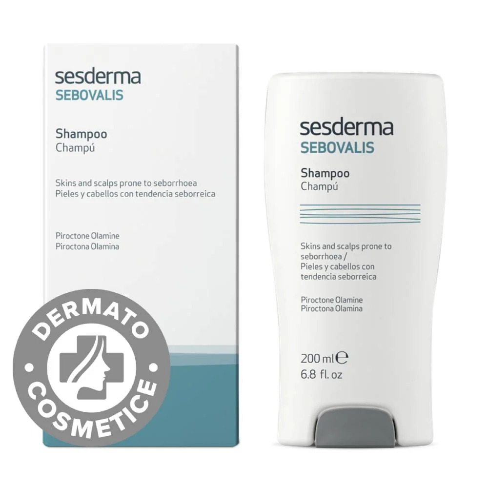 Sampon-tratament pentru par cu tendinta seboreica Sebovalis, 200ml, Sesderma 