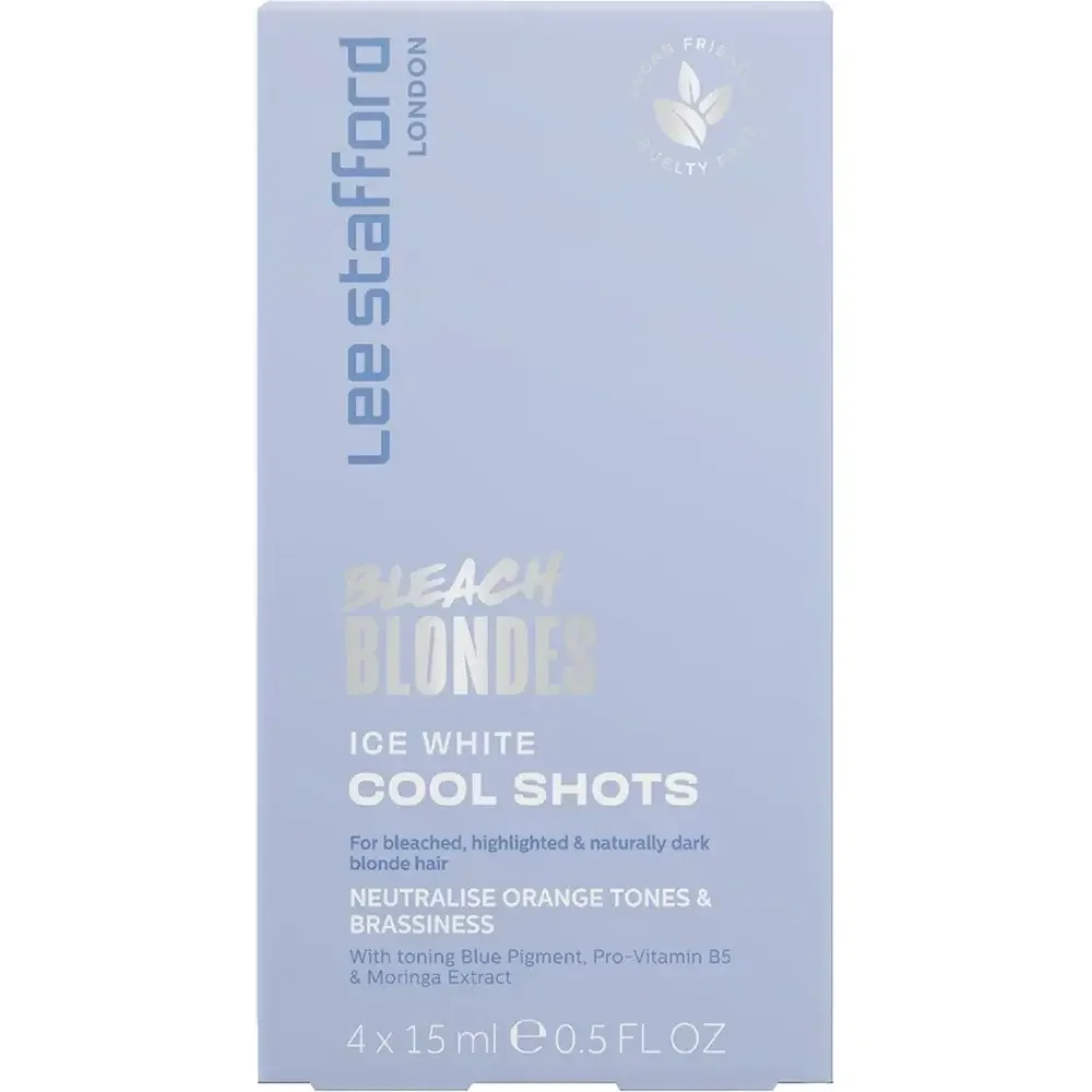 Balsam nuantator Bleach Blondes Ice White, 4x15ml, Lee Stafford 