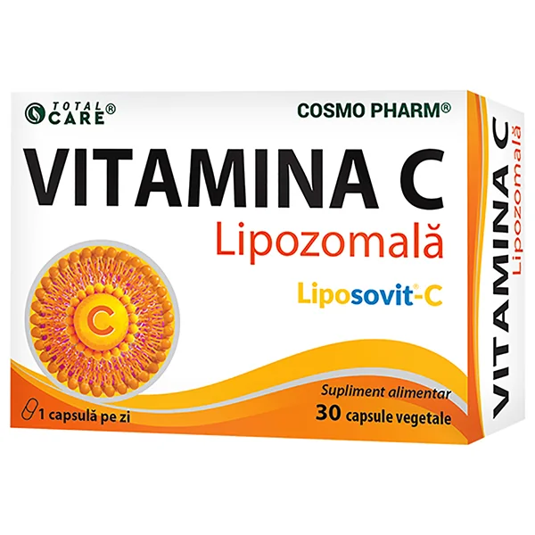Vitamina C lipozomala, 30 capsule, Cosmopharm