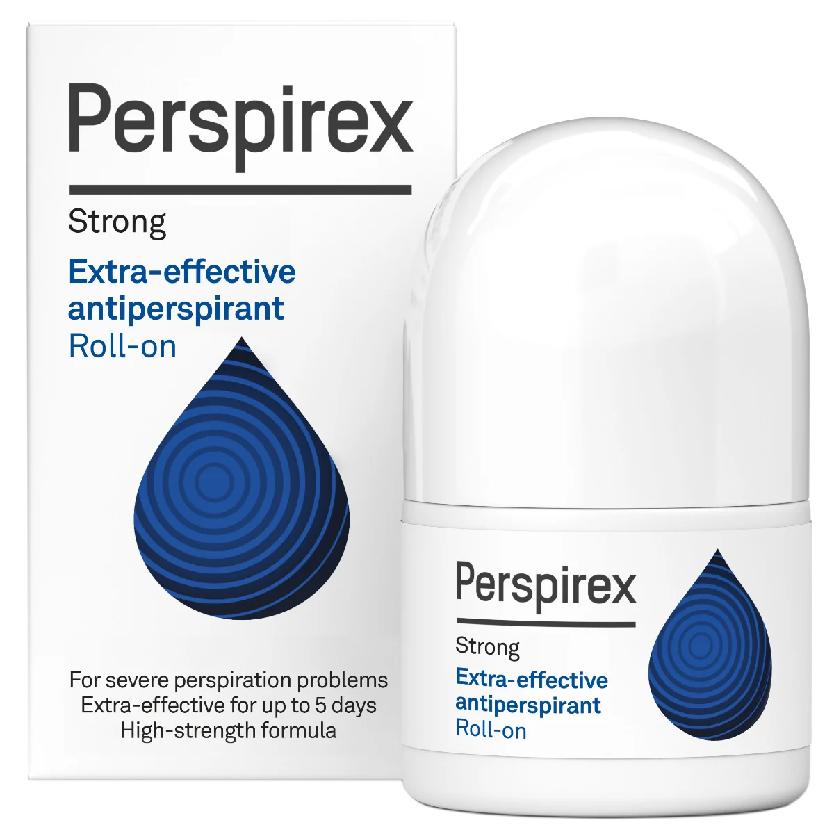 Deodorant roll-on cu protectie 5 zile Strong, 20ml, Perspirex