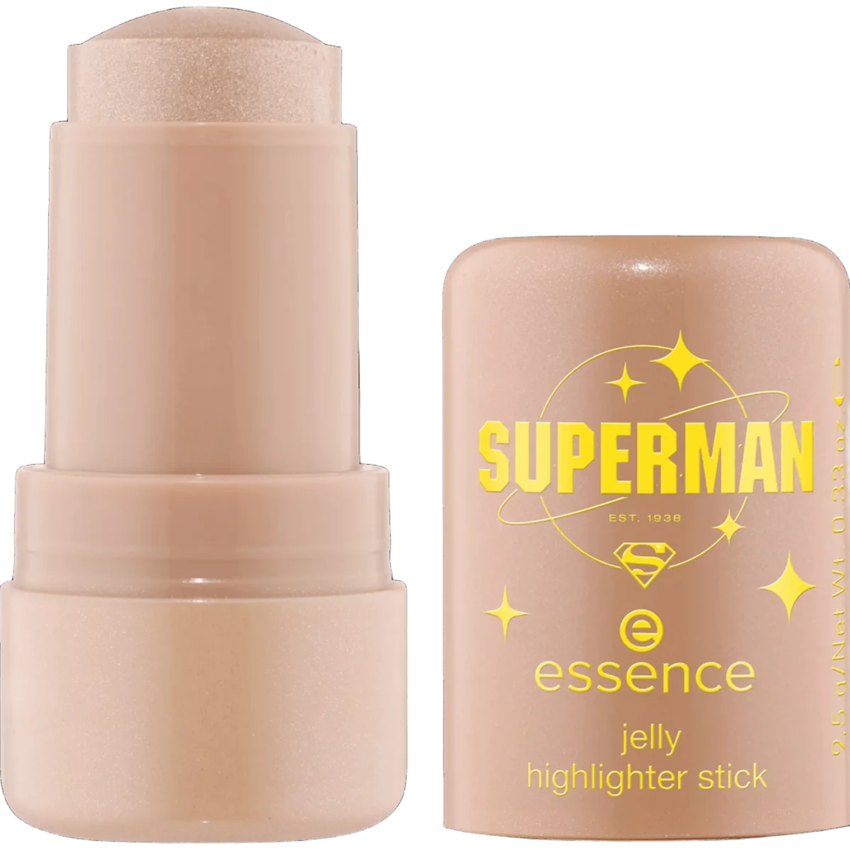 Iluminator stick cu textura de jeleu Superman 02 Mighty, 9.5g, Essence