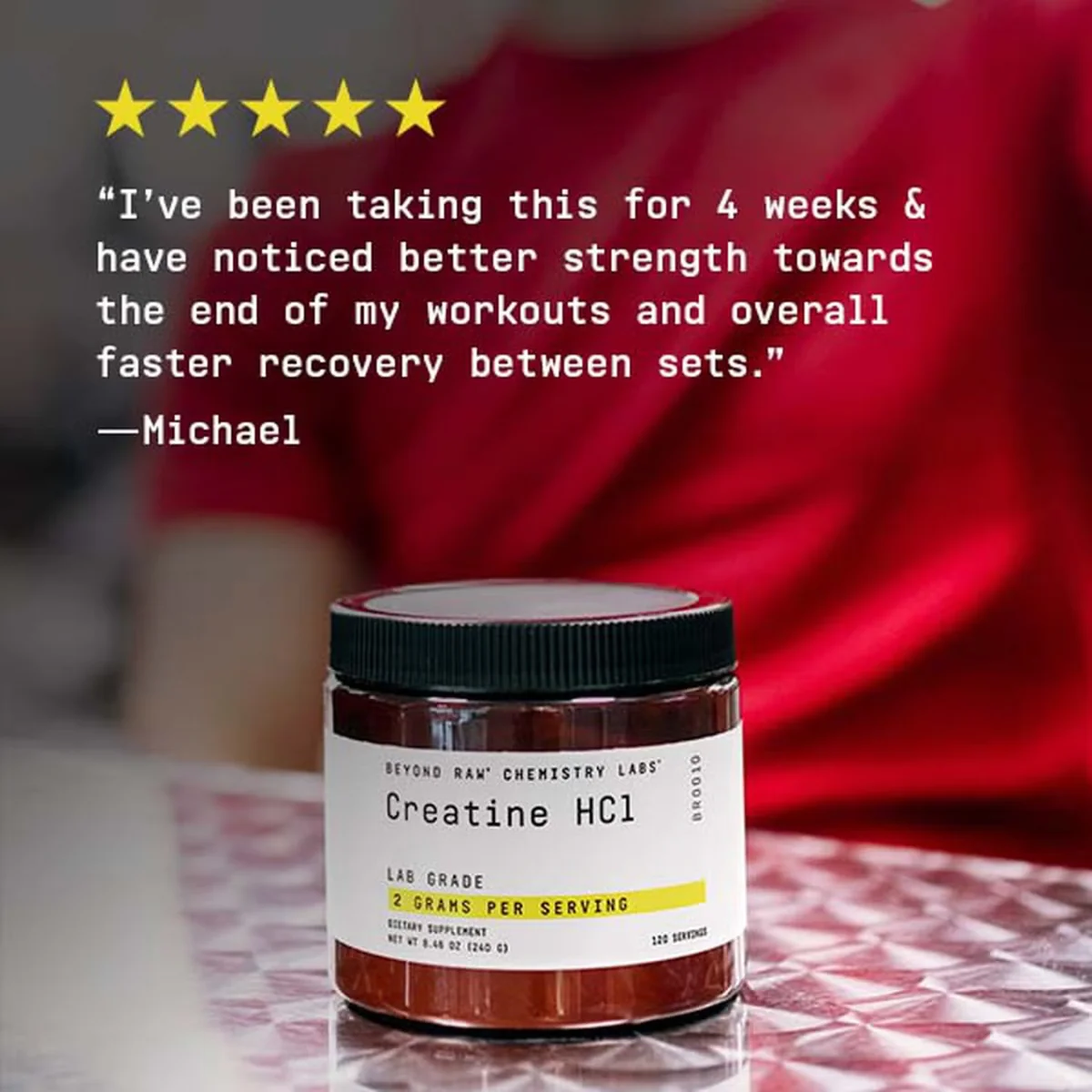 Creatina HCI Chemistry Labs, 120g, Beyond Raw