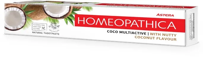 Pasta de dinti homeopatica Coco Multiactive, 75ml, Astera