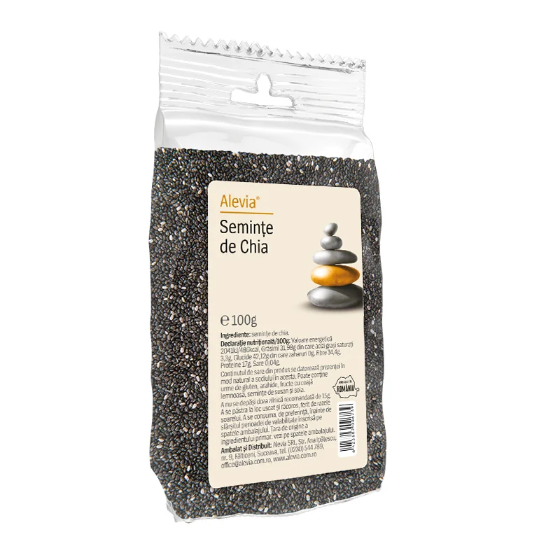 Seminte de Chia, 100g, Alevia