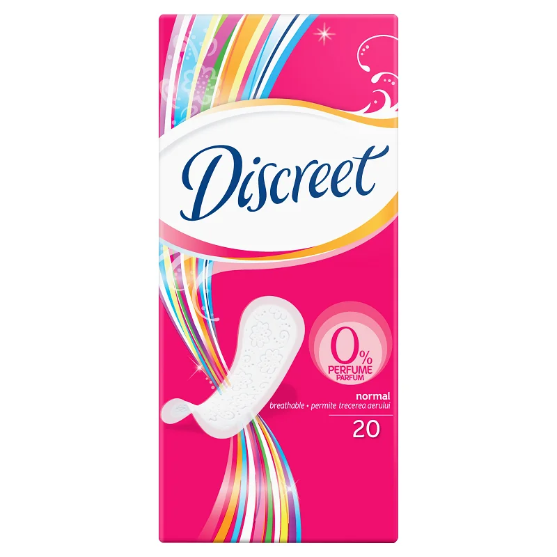 Absorbante Normal plus, 20 bucati, Discreet