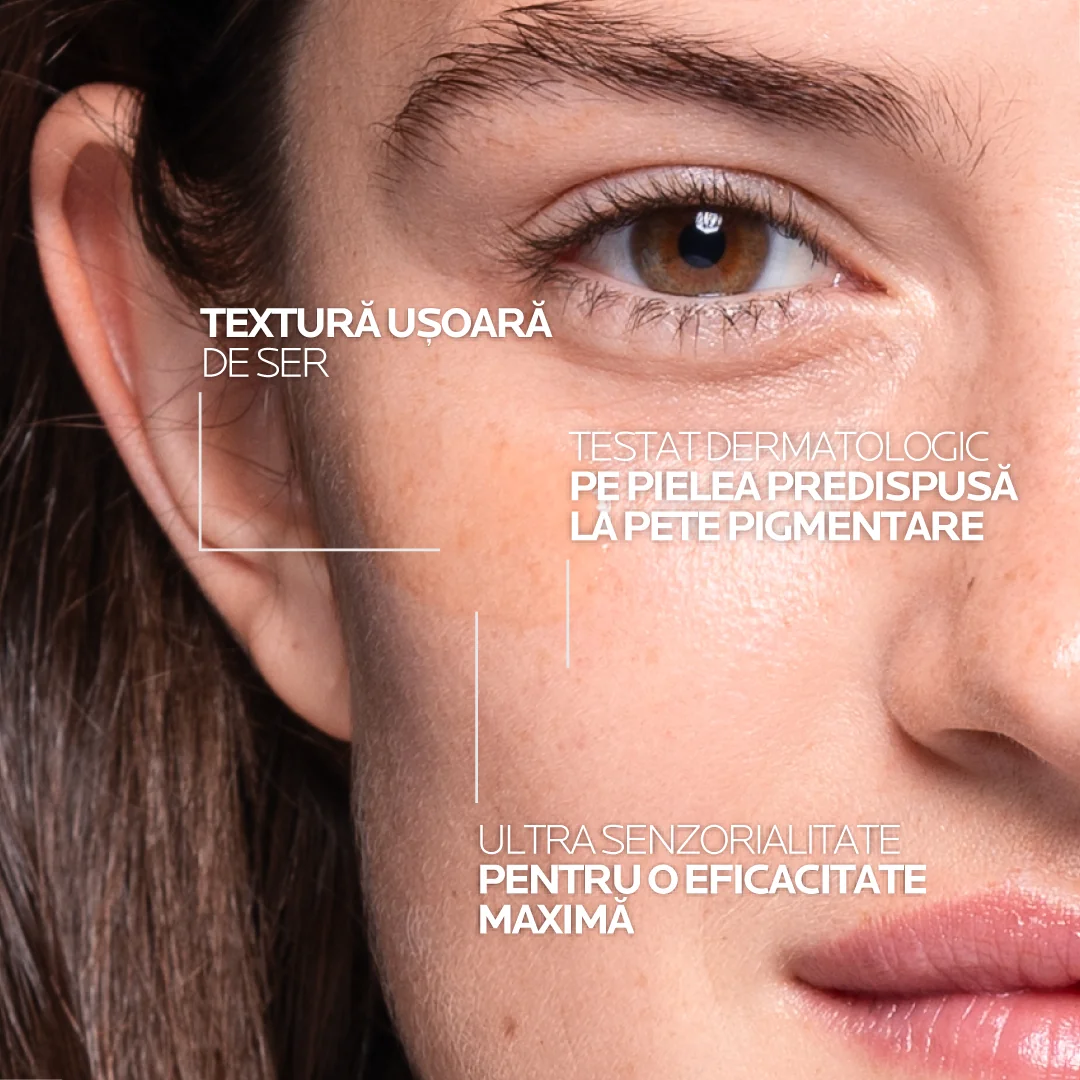 Ser concentrat intensiv pentru corectare pete pigmentare cu efect anti-recurenta pentru orice tip de ten Mela B3, 30ml, La Roche-Posay