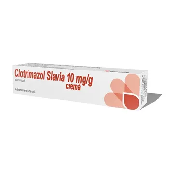 Clotrimazol crema, 20 g, Slavia 