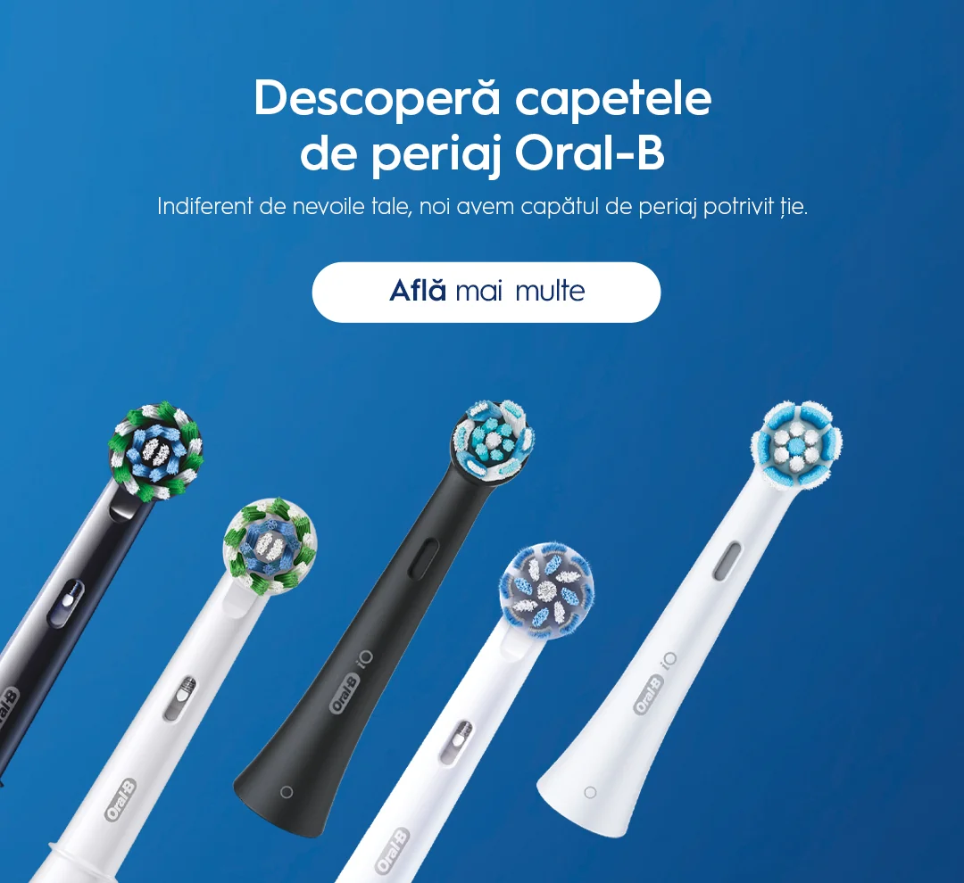 Descopera capetele de periaj Oral-B Descopera capetele de periaj Oral-B