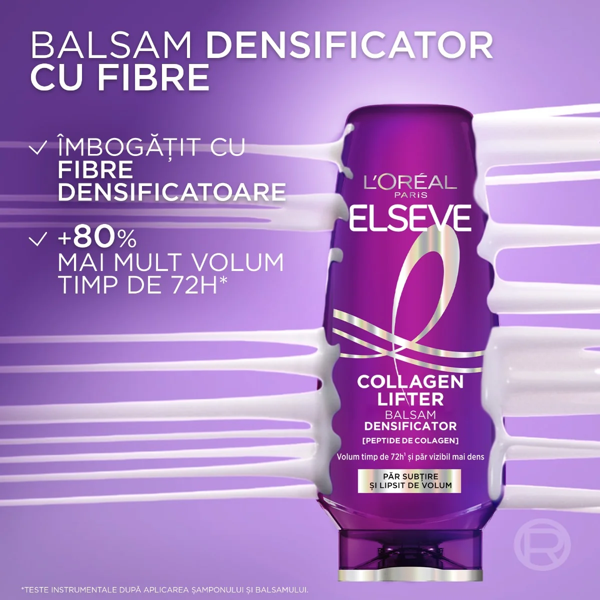 Balsam pentru volum Collagen Lifter, 200ml, Elseve 