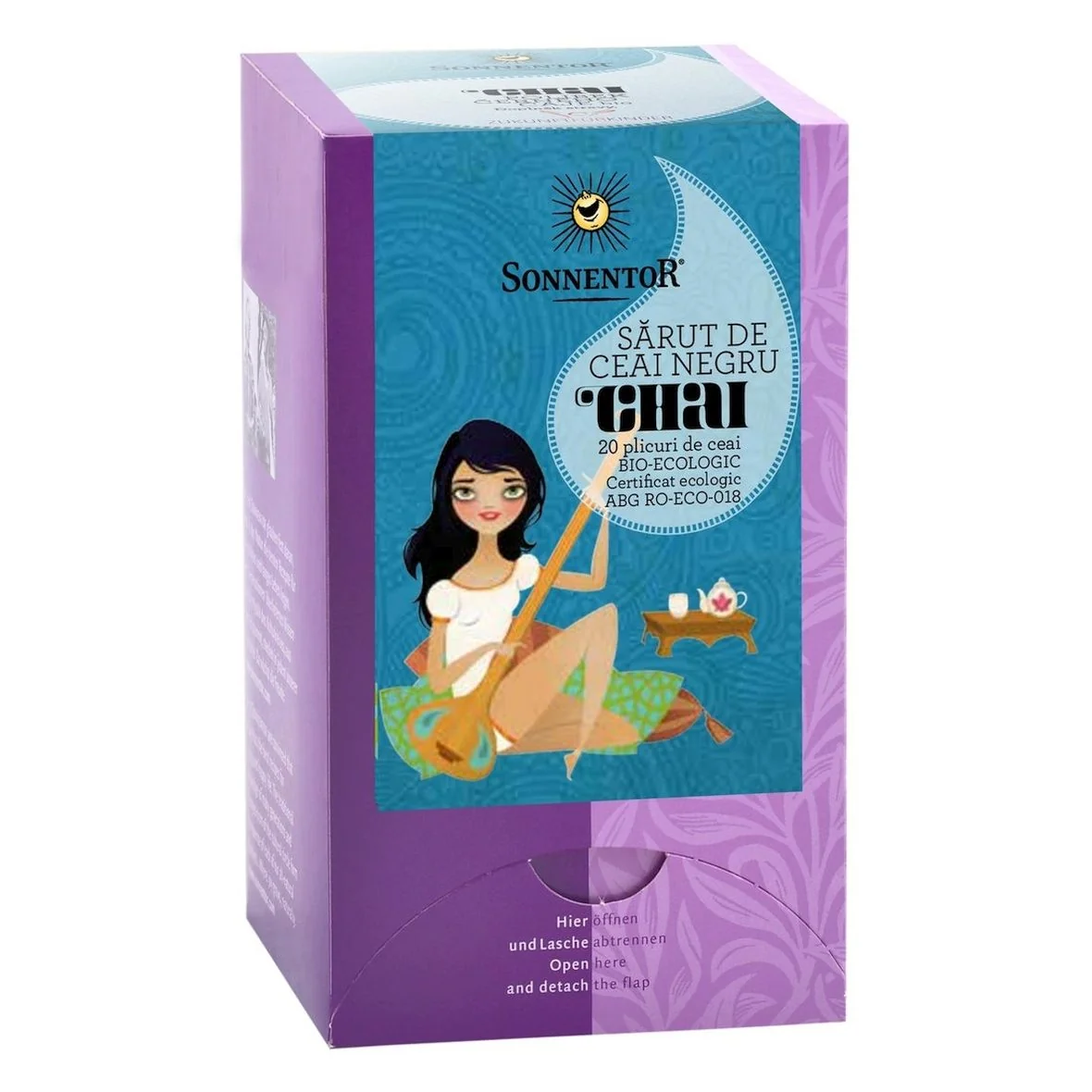 Ceai Bio Chai Sarut de ceai negru, 20 plicuri, Sonnentor