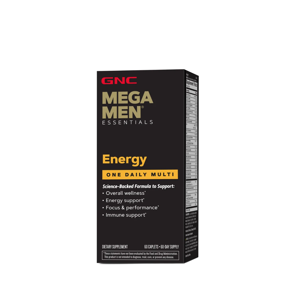 Complex de multivitamine pentru barbati® Energie si Metabolism Mega Men®, 60 tablete, GNC