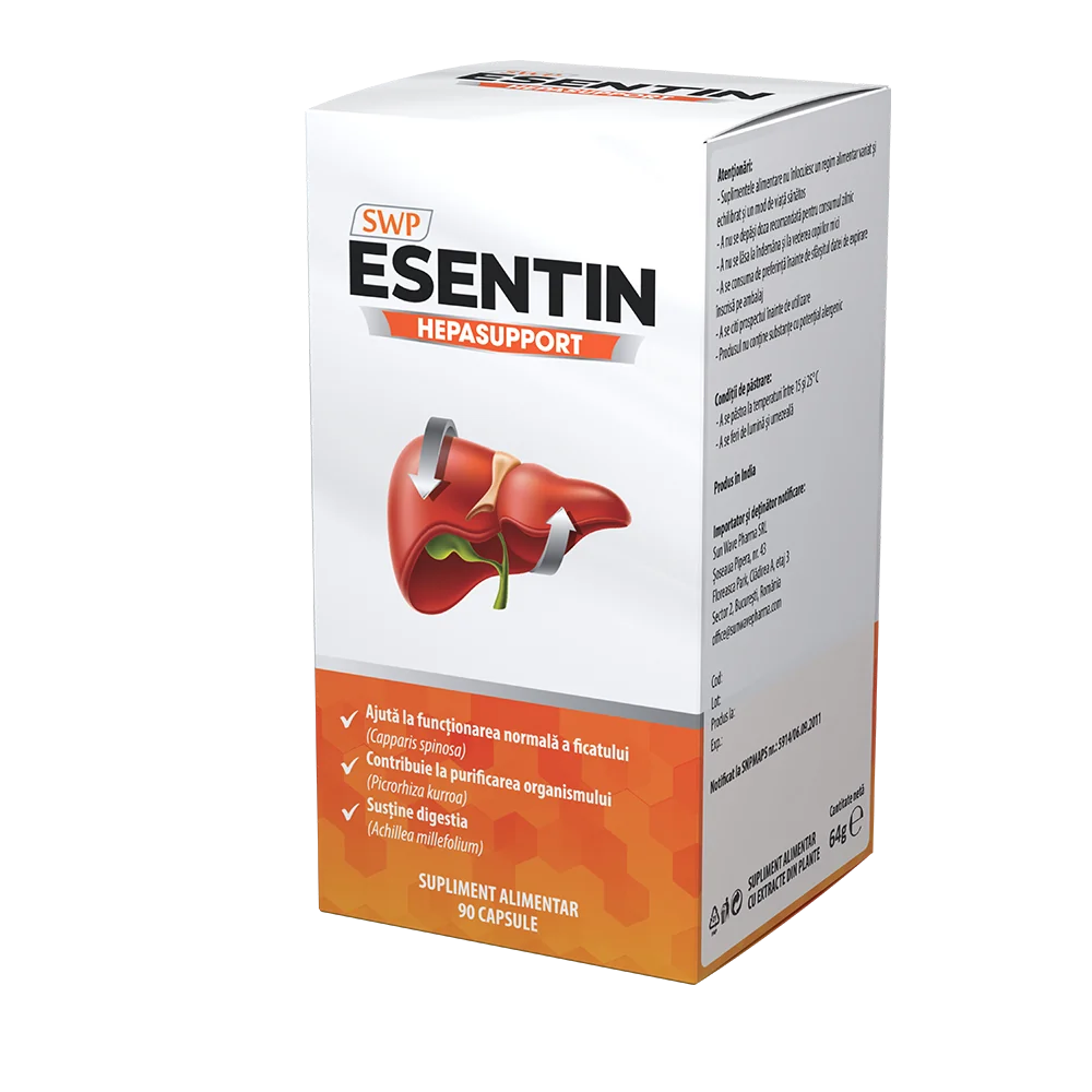 Esentin Hepasuport, 90 capsule, Sun Wave Pharma